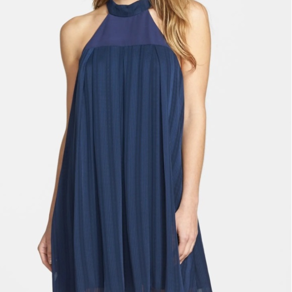 Navy, BCBGeneration halter swing dress - Picture 1 of 4
